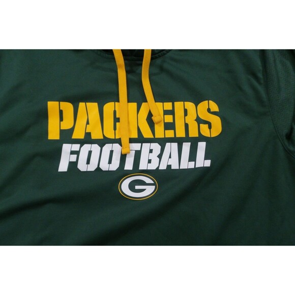 Green Bay Packers Men's XL TX3 Warm Hoodie Sweatshirt NFL Football Team Apparel - Picture 5 of 13